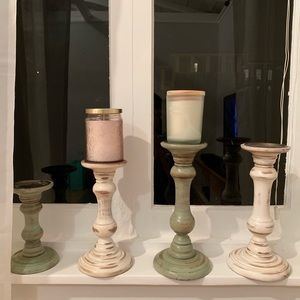 Cost Plus World Market Vintage Candle Holders
